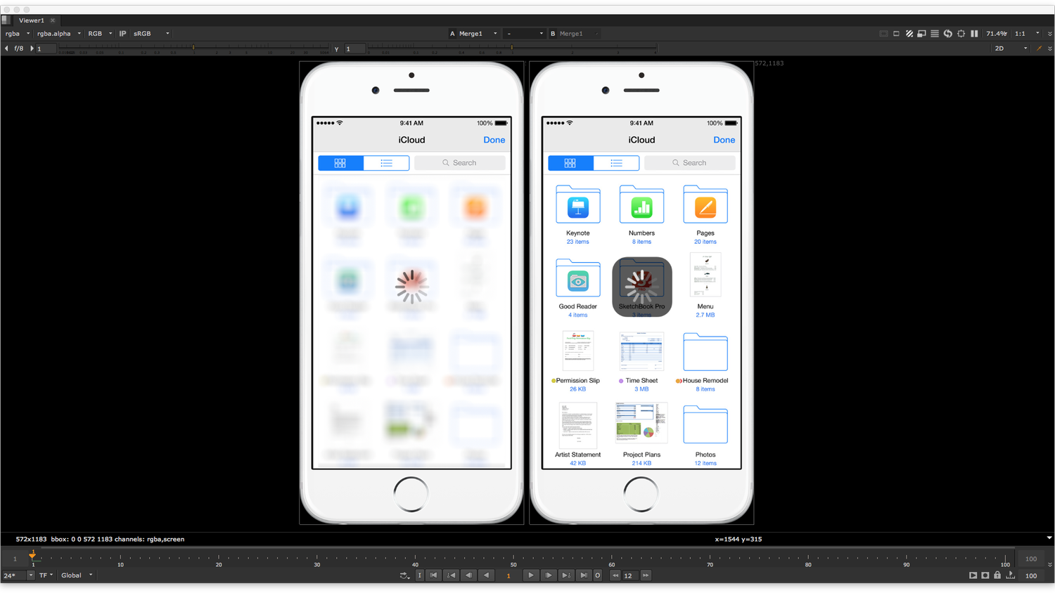 iOS Spinner Gizmo for Nuke