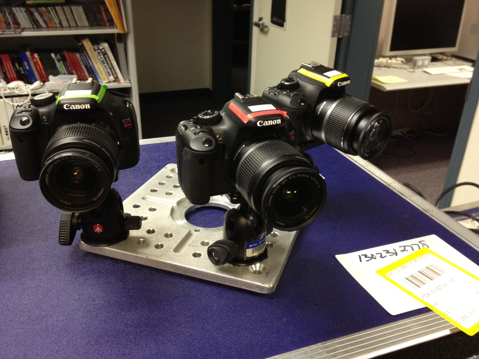  ​Test rig with horizontal disparity 