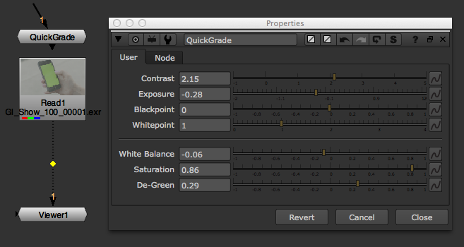  QuickGrade used as an Input Process. 