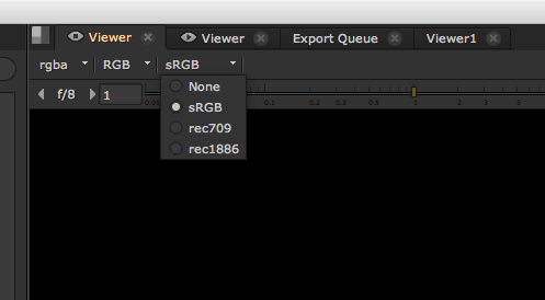  The Timeline Viewer gamma controls. 