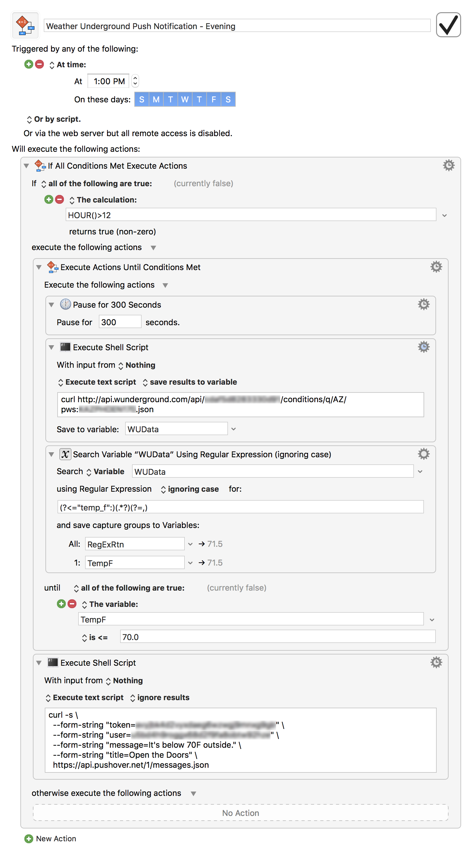 The Evening Macro in Keyboard Maestro 